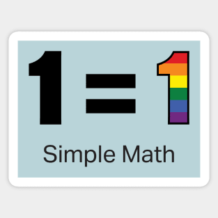 Equality Math Sticker